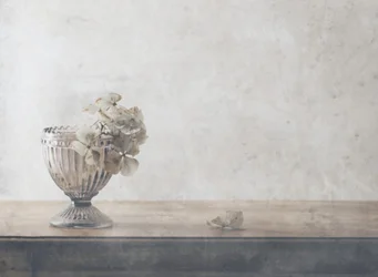 Muted Dried Flowers Still Life