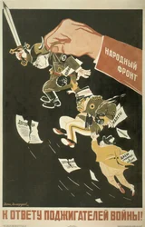 Popular Front. The Instigators of World War Must Be Held Accountable