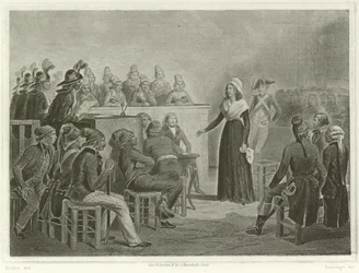 Marie Antoinette at the Revolutionary Tribunal