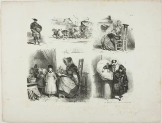 Sheet of Sketches
