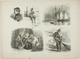 Sheet of Sketches