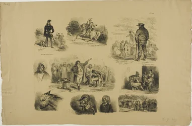 Sheet of Sketches