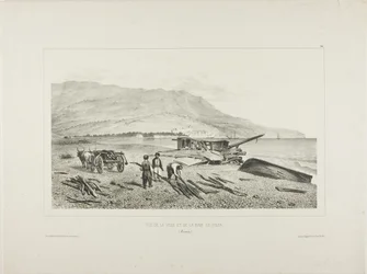 View of the Village and Bay of Yalta, Crimea, August 15, 1837