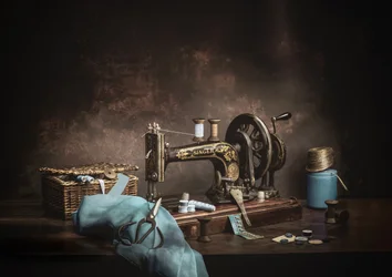 Antique Sewing Still Life