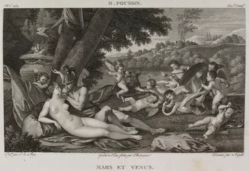 Mars and Venus, after Nicolas Poussin - 1802-1815
