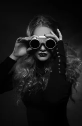 Steampunk Goggles Portrait