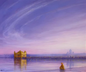 Evening at the Golden Temple, Amritsar