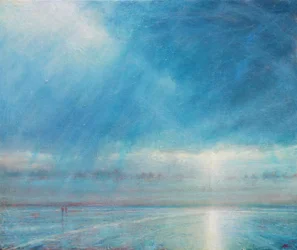 Rainstorm Over Holkham Beach, 2018