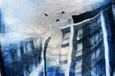 Abstract City Flight