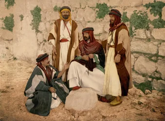 Bedouin Group, Holy Land, c.1890