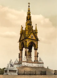 Albert Memorial, London, c.1890-1900