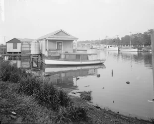 Along Bayou Saint John, New Orleans, 1910