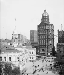 City Hall and World Building, New York City, USA, c.1905