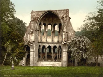 Ruins of Heisterbach Abbey, North Rhine-Westphalia, Germany