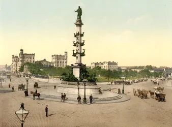 The Praterstern, Vienna, Austro-Hungary, c.1900