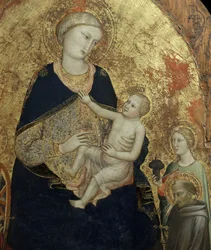 The Virgin and Child with Four Saints (detail)