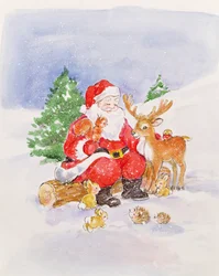 Santa and Friends