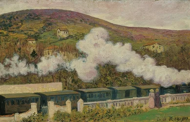 Passing Train. 1902