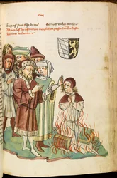 Burning of Jan Hus at the Stake (From: The Life and Times of the Emperor Sigismund by Eberhard Windeck)