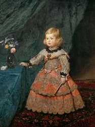 Portrait of the Infanta Margaret Theresa in a pink Dress