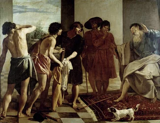 Jacob receives the tunic of Giuseppe