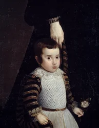Portrait of Antonia de Ipenarrieta with Her Son Luis (detail)