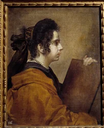 Portrait of Juana Pacheco in Sibyl