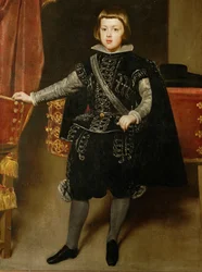 The Infante Baltasar Carlos, only son of King Philip IV of Spain and his wife Isabella