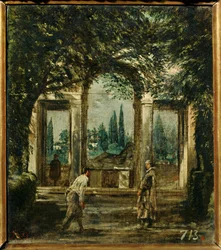 The Medici Gardens in Rome