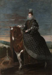 Equestrian Portrait of Margarita of Austria