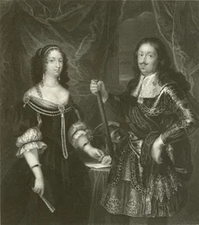 Ferdinand of Medicis and his consort