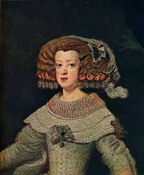Portrait of Mariana of Austria, 1652, 1910