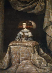 Portrait of Mariana of Austria, praying