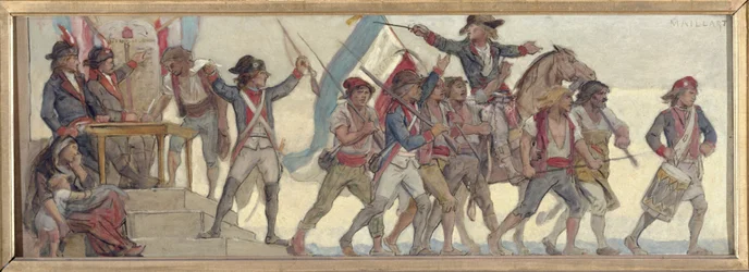 The Departure of the Conscripts, The Homeland in Danger: Sketch for the School of Rue de Château-Landon