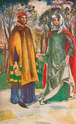 A Man and Woman of The Time of Edward I, 1907