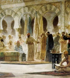 Abd al-Rahman III, detail of a painting by Dionis Baixeras i Verdaguer