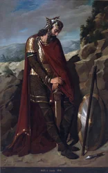 Portrait of Visigothic King Agila I