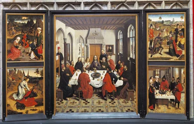 Paintings of the Last Supper, Louvain, Flemish Brabant, Flanders, Belgium
