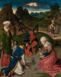 The Gathering of the Manna (detail)
