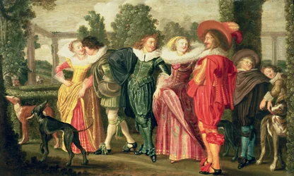 A Promenade in the Garden, c.1623