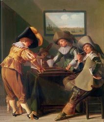 Backgammon Players, 17th Century