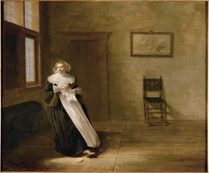 Lady Tearing Up a Letter