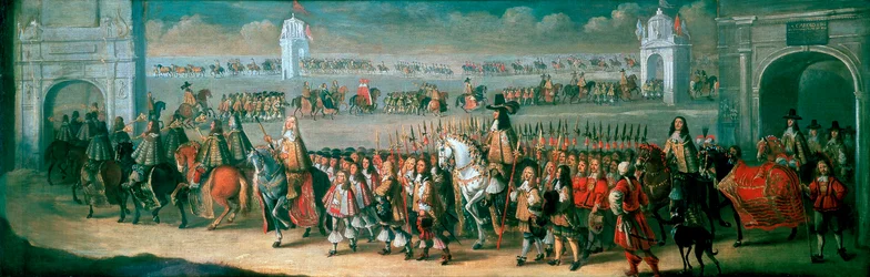 Charles II Processing from the Tower of London to Westminster