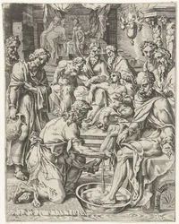 Washing of the Feet Fall and Redemption of Mankind through the Life and Passion of Christ (series title)
