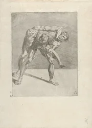 Two Wrestlers (Wrestlers)