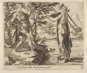 The One to Whom Fortune Is Playing Will Dance Merrily from Six Sayings about Fortune, ca. 1560