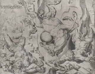 The World Perishing Together with Knowledge and Love, from The Unrestrained World, plate 4