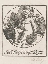 Christ Child Surrounded by Instruments of the Passion