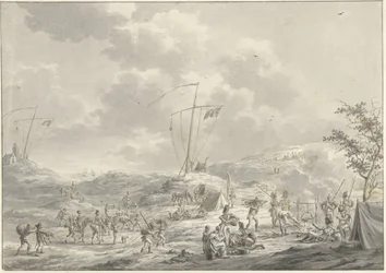 Camp of the Russian Army at Callantsoog in 1799