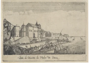 View of the Convent of the Mother of God in Lisbon